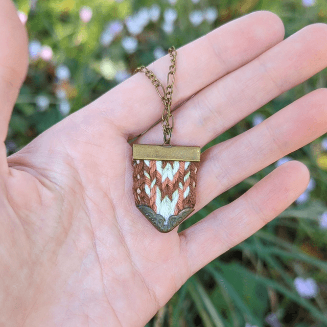 Pendentif "Feuilles d'érable"
